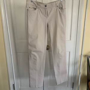 Cream pants, J McLaughlin, size 10- so so good looking!!!